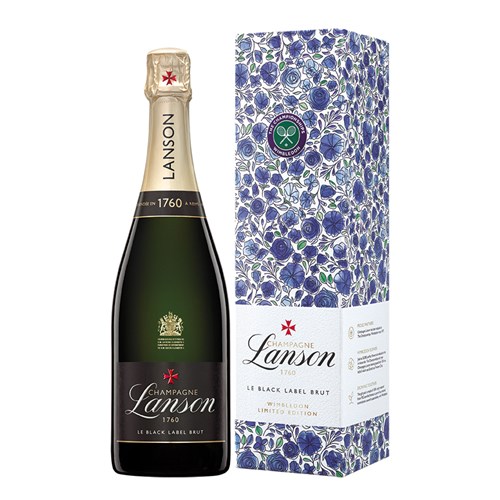 Lanson Le Black Label in 2023 Wimbledon Edition Gift Box